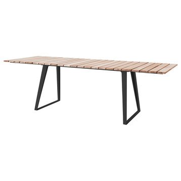 Cane-Line Copenhagen Dining Table With 32.7, Extension, 11030Tal