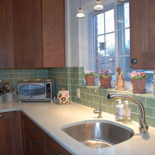 offset kitchen sink faucet