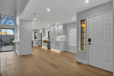 Inspiration for a contemporary entryway remodel in San Francisco