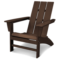 Modern Adirondack Chair, Mahogany