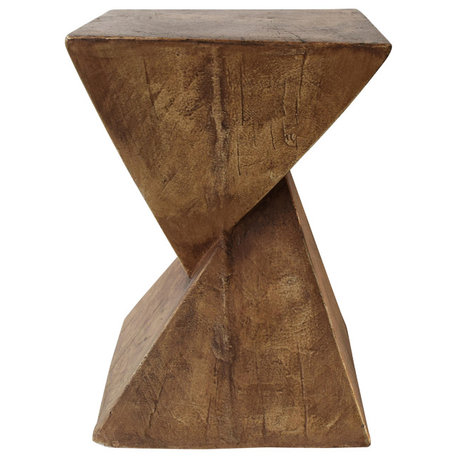 GDF Studio Jerod Indoor Lightweight Concrete Accent Table, Natural