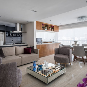 Contemporary interior design project in São Paulo