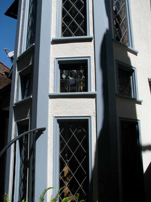 Staircases with Leaded Glass Staircases with Leaded Glass