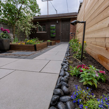 Custom Cedar Privacy Fence, Pergola & Backyard Landscape Transformation