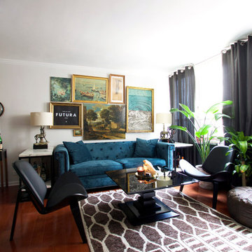 My Houzz: Classic Black and White Design in a Chicago Condo