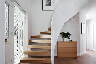 Design ideas for a scandinavian staircase in Wiltshire.