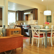 kitchen / dining open