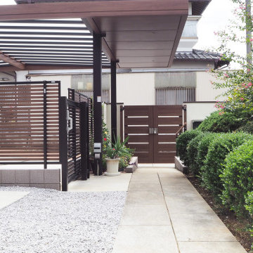 おしゃれかつ快適な空間に生まれ変わった和モダン外構