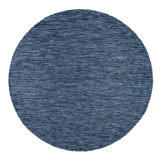 Solid Outdoor Rug for Patio or Balcony, 6'7