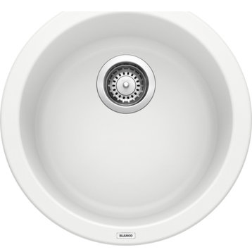 Blanco Rondo 18-1/8" Drop, Single Basin Composite Kitchen Bar Sink 511631