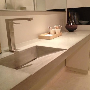 Suspended Concrete Sink
