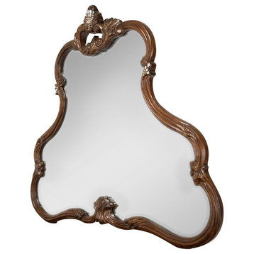 Aico Platine De Royale Dresser Mirror, Light Espresso 09060-229