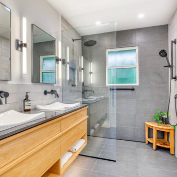 Modern Aging in Place Bathroom in Northgate