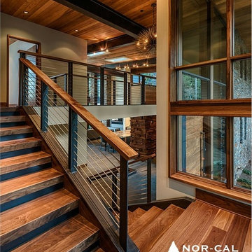 Private Lake Tahoe Residence, Knotless Walnut