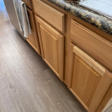 White Shaker Style Kitchen Reface