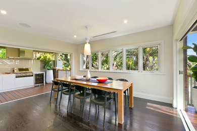 Design ideas for a large traditional dining room in Sydney.