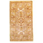 F.J. Kashanian Rugs - Bessarbian Rug - Woven by hand in India using New Zealand wool with 256 knots per square inch, this gorgeous rug is a stunning piece in any room. Its intricate design features flowers, leaves, and geometric shapes in tan, brown, and rust colors, bringing a pop of cheer to your home. Style it under furniture in a living room, dining room, bedroom, or office for a beautiful accent piece with a rich history.