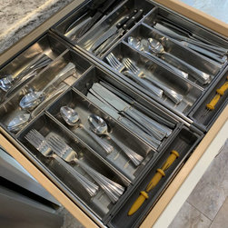 Stainless steel silverware drawer storage inserts - Products