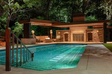 Example of a 1960s pool design in Dallas