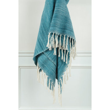 Eco Love Recycled Throw - Multi, Teals
