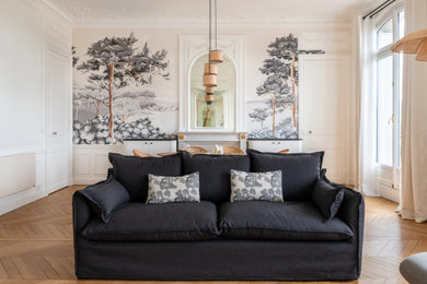 Réalisation d'un salon design.