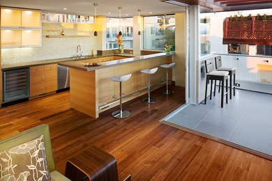 Inspiration for a modern kitchen remodel in Los Angeles
