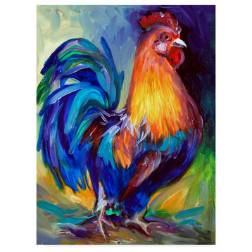Marcia Baldwin 'Rooster One' Canvas Art, 24"x32"