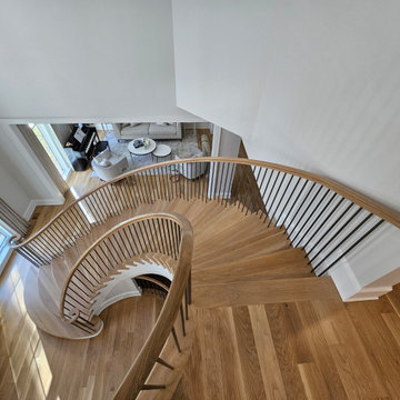 Project #116 | Elegant Curved Staircase