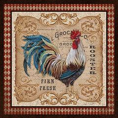 Trademark Global Jean Plout 'Rooster Feathers' Canvas Art - 18 x