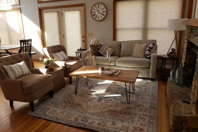 Transitional home design photo in Other