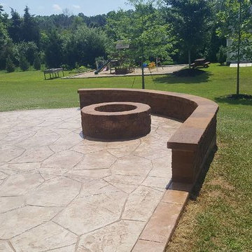 J-Stamped Concrete Patio Warrenton VA