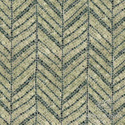 Palm Frond Stone Mosaic - Tiles