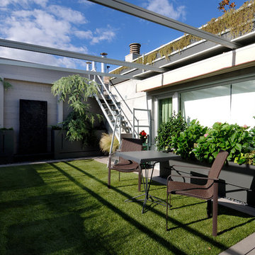 Terraza en la "Milla de Oro" de Madrid