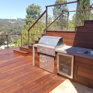 Multi-level Deck on Hillside in Mount Olympus
