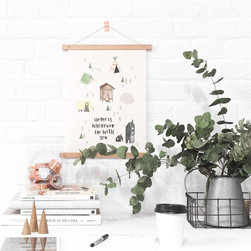 Home Is Wherever Print - Drawings And Illustrations