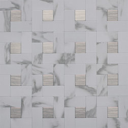 Contemporary Mosaic Tile by NewLinkz