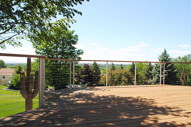 This is an example of a deck in Milwaukee.