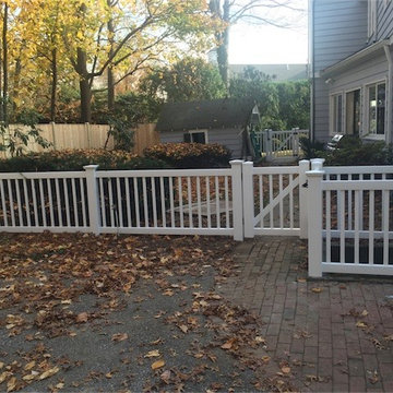 4 ft high @ActiveYards Hawthorne vinyl fence in HAVEN Grade.