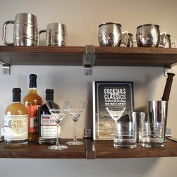 Wood Shelves With Metal Brackets - Products