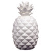 Fine Crafted Pineapple Figurine, Small, White