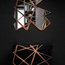 Roots Wall Mirror, 93x100 cm, Copper