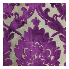 50 Most Por Purple Upholstery Fabric For 2018 Houzz Top Fabric Radcliffe Burnout Velvet Damask Upholstery Yard Grape