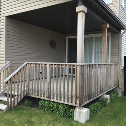 Wood to Stone Deck - Landscaping Stones And Pavers