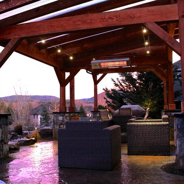 Covered patio structures