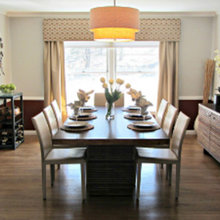 Window treatments dining room
