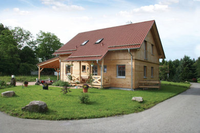 Moderne Holzhäuser und Innenausbauten