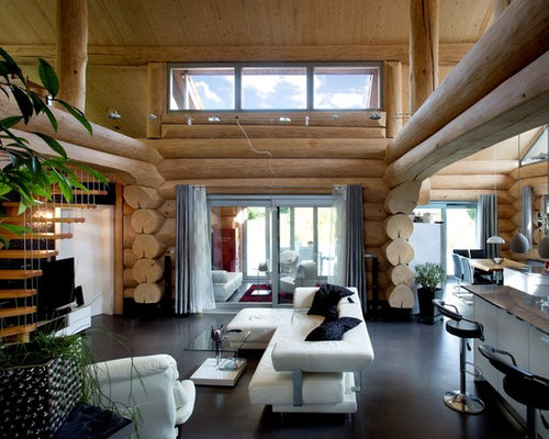 Rustikale Wohnzimmer Ideen, Design & Bilder | Houzz