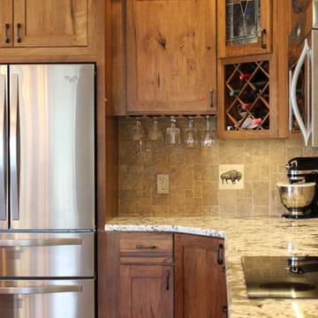 Rustic Finishes Reveal Hidden Storage Solutions