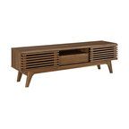 Render TV Stand, Walnut, Walnut, 59"