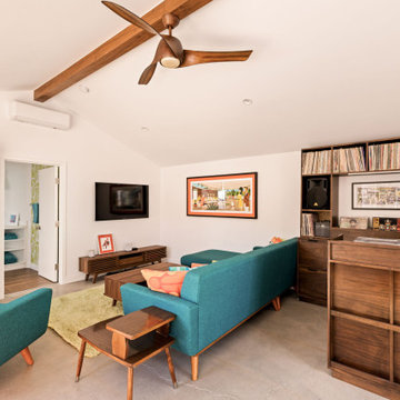 Tropical Modernism - ADU, Backyard remodel and an Addition in Burbank